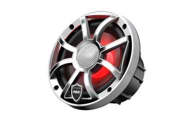 REVO 6 XS-W-SS V3 | REVO Series 6.5-inch High-Output Component Style Coaxial Speakers w/ XS-White-Stainless Steel RGB Grilles