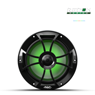 RECON 8-BG RGB | RECON™ Series 8-inch High-Output Component Style Coaxial Speakers w/ XS-Black RGB Grilles