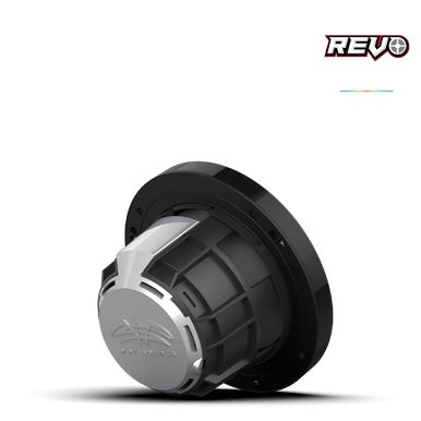 REVO 6 XS-B-SS V3 | REVO Series 6.5-inch High-Output Component Style Coaxial Speakers w/ XS-Black-Stainless Steel RGB Grilles