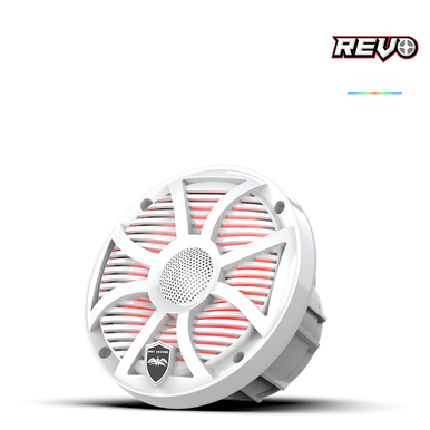 REVO 6 SW-W V3 | REVO Series 6.5-inch High-Output Component Style Coaxial Speakers w/ SW-White RGB Grilles - Image 2