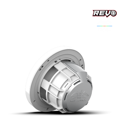 REVO 6 SW-W V3 | REVO Series 6.5-inch High-Output Component Style Coaxial Speakers w/ SW-White RGB Grilles