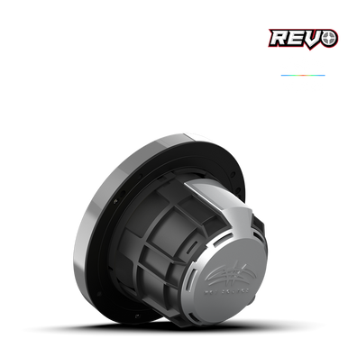REVO 6 XS-G-SS V3 | REVO Series 6.5-inch High-Output Component Style Coaxial Speakers w/ XS-Gunmetal-Stainless Steel RGB Grilles