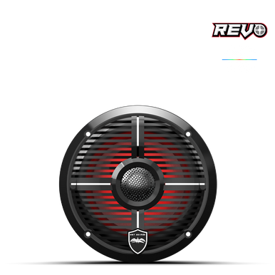 REVO 6 XW-B V3 | REVO Series 6.5-inch High-Output Component Style Coaxial Speakers w/ XW-Black RGB Grilles - Image 2