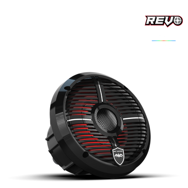 REVO 6 XW-B V3 | REVO Series 6.5-inch High-Output Component Style Coaxial Speakers w/ XW-Black RGB Grilles