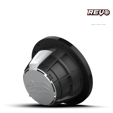 REVO 8 XS-B-SS V3 | REVO Series 8-inch High-Output Component Style Coaxial Speakers w/ XS-Black-Stainless Steel RGB Grilles - Image 3
