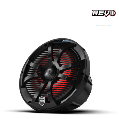 REVO 8 SW-B V3 | REVO Series 8-inch High-Output Component Style Coaxial Speakers w/ SW-Black RGB Grilles - Image 4