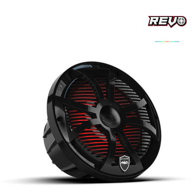 REVO 8 SW-B V3 | REVO Series 8-inch High-Output Component Style Coaxial Speakers w/ SW-Black RGB Grilles - Image 2