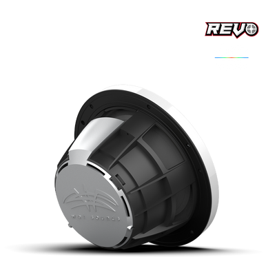 REVO 8 XW-W V3 | REVO Series 8-inch High-Output Component Style Coaxial Speakers w/ XW-White RGB Grilles