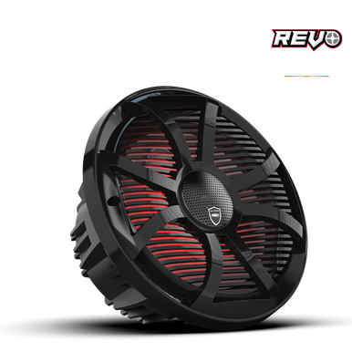 REVO CX-10 SW-B S2 | REVO Series 10-inch High-Output Component Style Coaxial Speakers w/ SW-Black RGB Grilles - Image 5