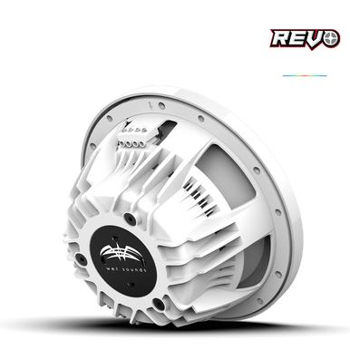 REVO CX-10 SW-W S2 | REVO Series 10-inch High-Output Component Style Coaxial Speakers w/ SW-White RGB Grilles - Image 5