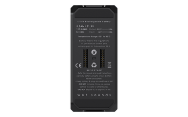 WS-L BATTERY PACK | Additional Battery for Wet Sounds Portable Speaker WS-L